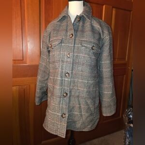 Madewell Bonded Lined Flannel Women's Jacket XXS Plaid